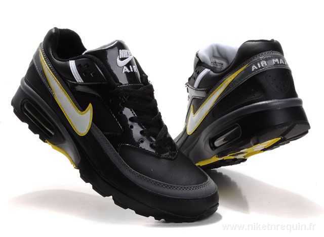 Air Max BW chaussures noir et jaune (1)